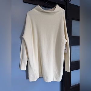 Ivory Free People Ottoman Slouchy Tunic